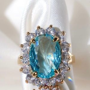 SOLD❌❌Size 7 aqua opulence ring